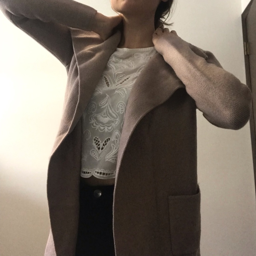 Vici Collection belted sweater